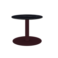 Burgundy Halo Side Table